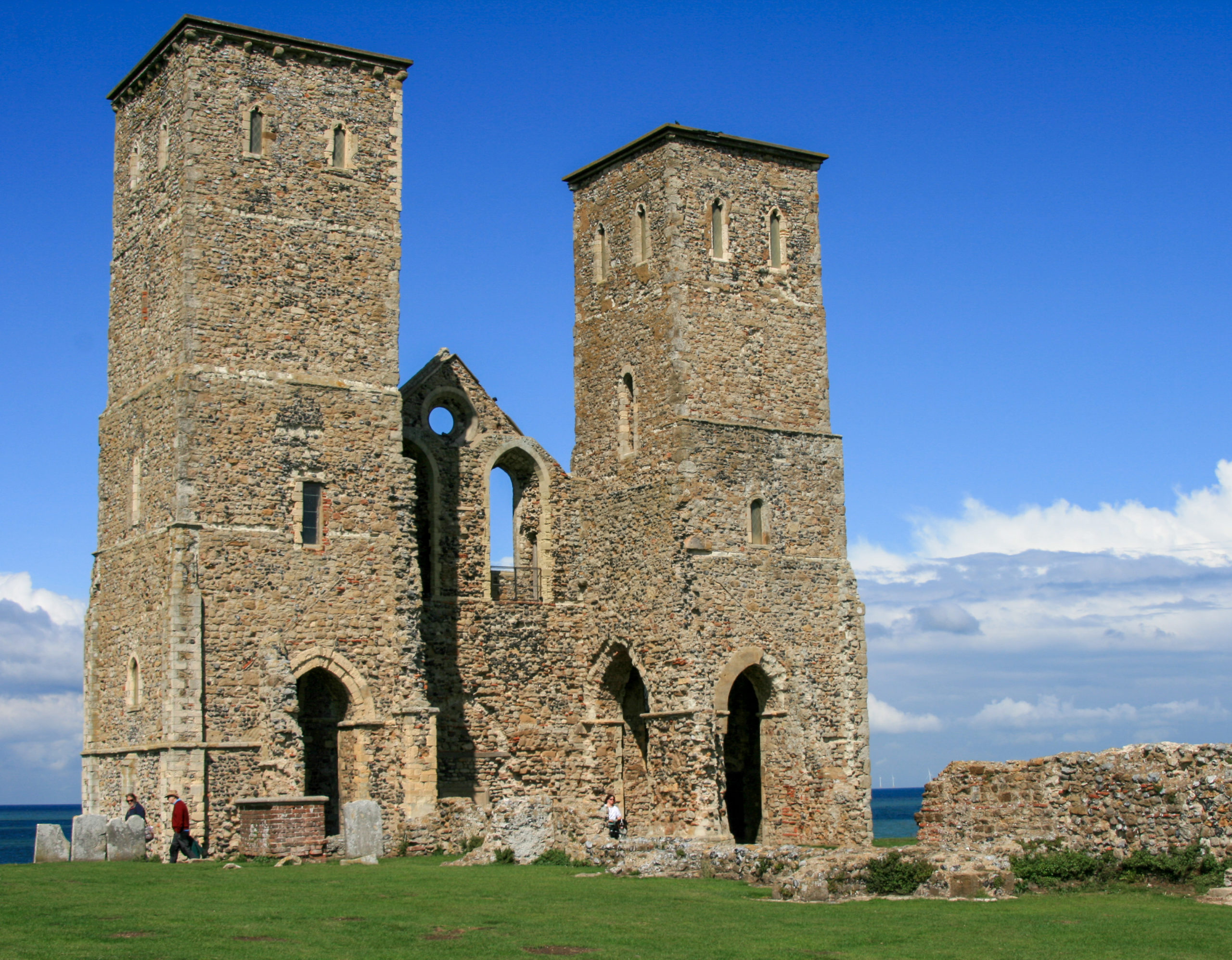 Reculver Rückansicht